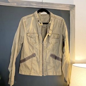 Loft Distressed Moto Jacket